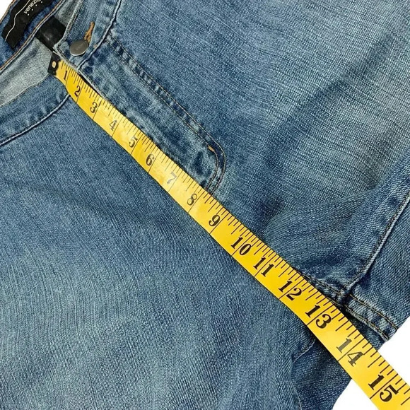 Venezia Denim Straight Leg High Waist Light Washed Mom Blue Jeans Plus Size 18 - Picture 13 of 15